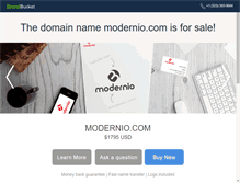 Tablet Screenshot of modernio.com